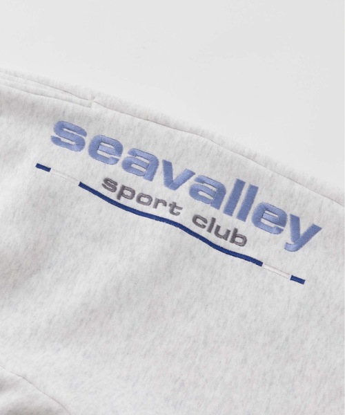 SEA（シー）の「Seavalley Sprot club クロップド スウェットパンツ