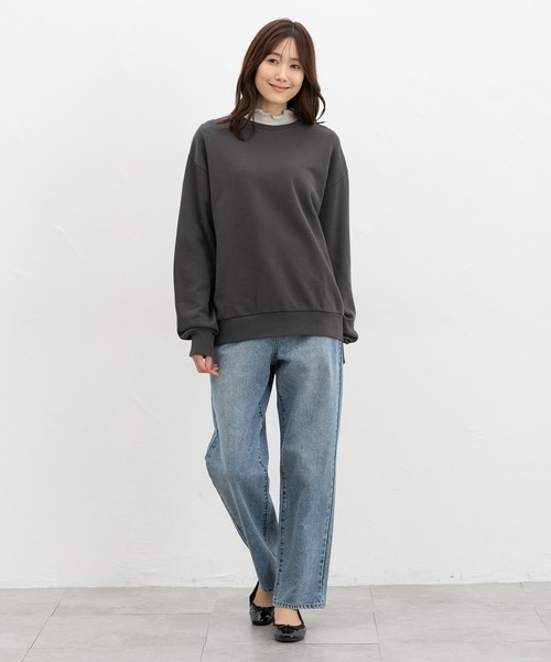 Honeys(ハニーズ)の「メローハイネックTシャツ(Tシャツ/カットソー・レディース・ブラック/オフホワイト/ベージュ・LL/L/M/S)」の9枚目の写真