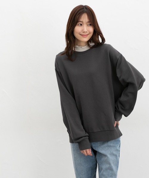 Honeys(ハニーズ)の「メローハイネックTシャツ(Tシャツ/カットソー・レディース・ブラック/オフホワイト/ベージュ・LL/L/M/S)」の10枚目の写真