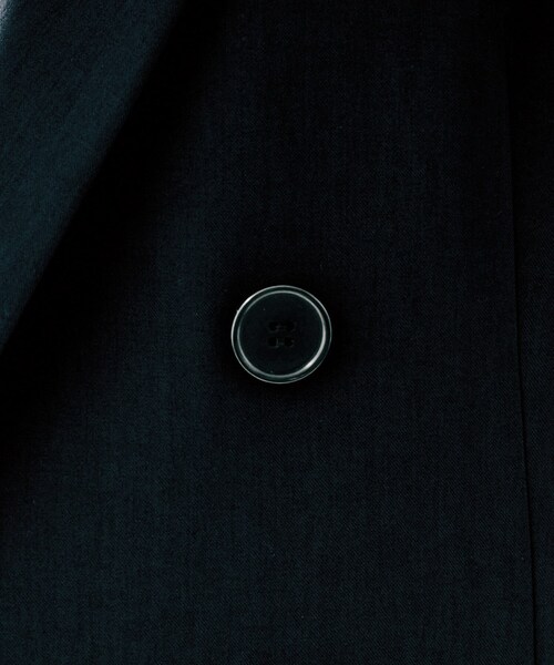 UNTITLED（アンタイトル）の「【接触冷感/UVカット/洗える】エアリー ダブルブレストジャケット（テーラードジャケット・レディース・ネイビー/チャコールグレー/ナチュラル・03/02/01/00/50/48/46/44/42/04）」の19枚目の写真