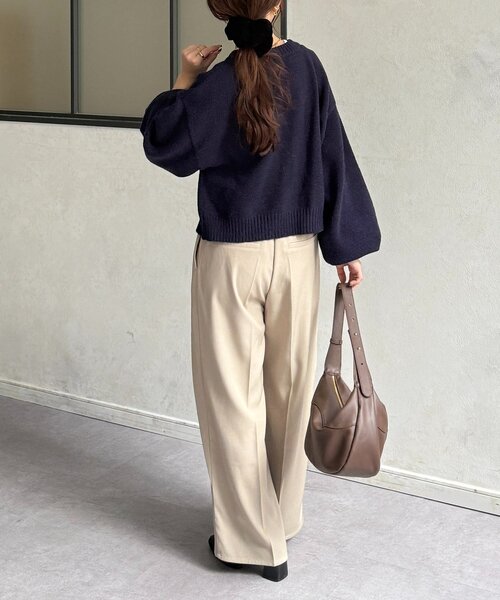 Thevon（ゼボン）の「ニュアンスボタンショートカーディガン（カーディガン/ボレロ・レディース・ネイビー/イエロー/ライトグレー・FREE）」の20枚目の写真