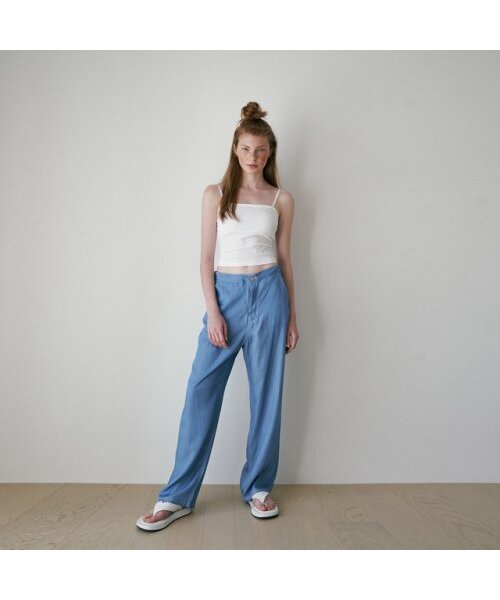 REVOIRSIS(ルヴォアシス)の「tencel denim pants light blue(デニムパンツ・レディース・その他・XS size/S size)」の3枚目の写真
