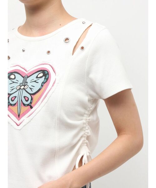 jouetie（ジュエティ）の「【アニメ『ジョジョの奇妙な冒険 ストーンオーシャン』×jouetie】フィットTシャツ（Tシャツ/カットソー・レディース・ブルー/オフホワイト/ブラック・MEDIUM）」の10枚目の写真