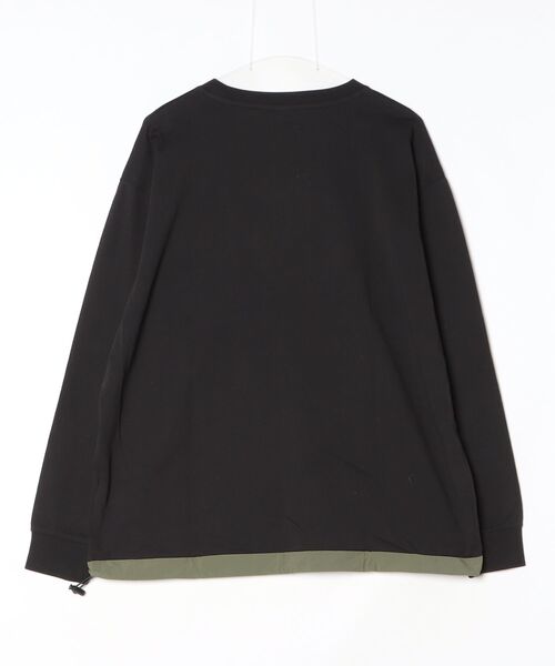 GERRY(ジェリー)の「【GERRY/ジェリー】ナイロンポケット付 ロングスリーブTシャツ(Tシャツ/カットソー・メンズ・ブラック/ホワイト/アッシュグレー・LL/M/L)」の14枚目の写真