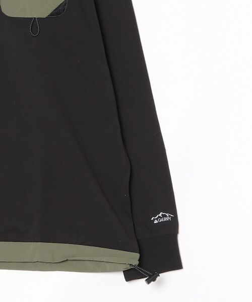 GERRY(ジェリー)の「【GERRY/ジェリー】ナイロンポケット付 ロングスリーブTシャツ(Tシャツ/カットソー・メンズ・ブラック/ホワイト/アッシュグレー・LL/M/L)」の15枚目の写真