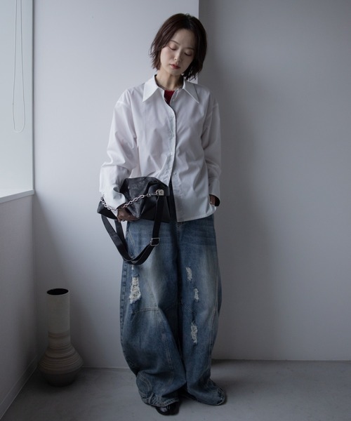 VACANCY（ヴァカンシー）の「ルナシェード3wayベルト付きバッグ/キャリーリンク（ショルダーバッグ・レディース・レッド/ネイビー/ブラック・FREE）」の10枚目の写真