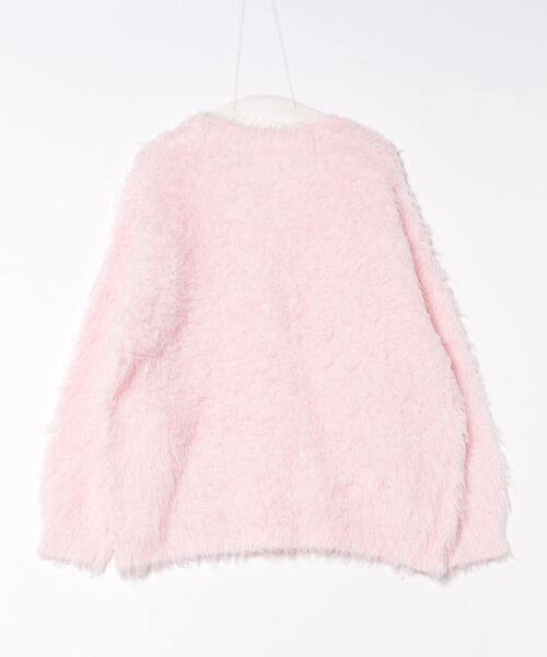 STYLEBLOCK（スタイルブロック）の「シャギーニットオーバーカーディガン（カーディガン/ボレロ・レディース・アイボリー/ピンク/ブラウン・M）」の4枚目の写真