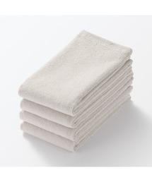 無印良品（ムジルシリョウヒン）の「片面パイル４枚組フェイスタオル　３４×８５ｃｍ（タオル）」