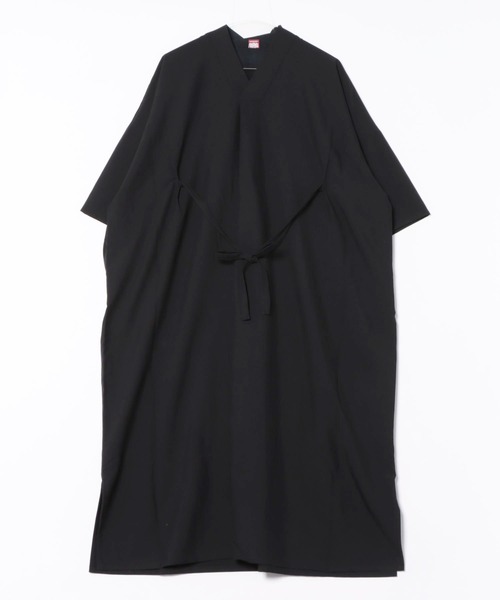 カヤ（カヤ）の「【カヤ】澄心（すみごころ）ワンピース（ワンピース・レディース・スミクロ/ダークネイビー/エンジ/グリーン系その他・FREE）」の2枚目の写真