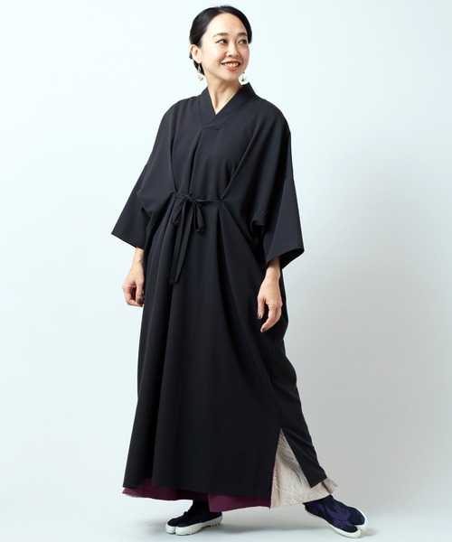 カヤ（カヤ）の「【カヤ】澄心（すみごころ）ワンピース（ワンピース・レディース・スミクロ/ダークネイビー/エンジ/グリーン系その他・FREE）」の17枚目の写真