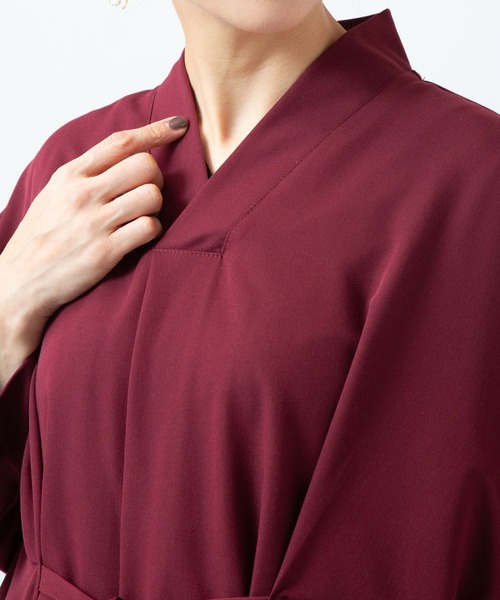 カヤ（カヤ）の「【カヤ】澄心（すみごころ）ワンピース（ワンピース・レディース・スミクロ/ダークネイビー/エンジ/グリーン系その他・FREE）」の9枚目の写真