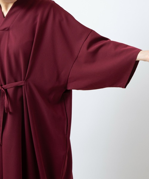 カヤ（カヤ）の「【カヤ】澄心（すみごころ）ワンピース（ワンピース・レディース・スミクロ/ダークネイビー/エンジ/グリーン系その他・FREE）」の13枚目の写真