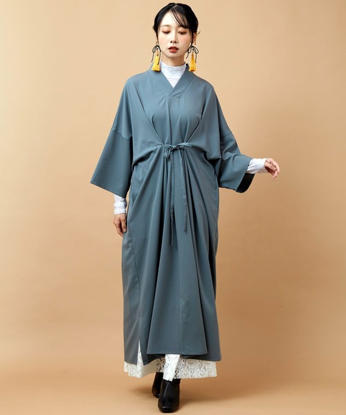 カヤ（カヤ）の「【カヤ】澄心（すみごころ）ワンピース（ワンピース・レディース・スミクロ/ダークネイビー/エンジ/グリーン系その他・FREE）」の19枚目の写真