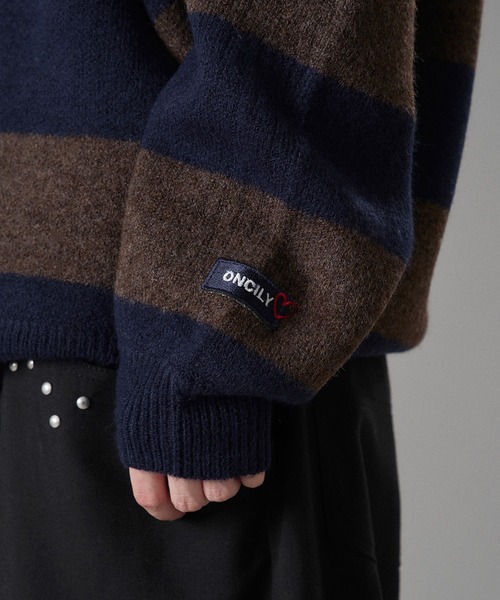 CLASSIC BORDER KNIT POLO / クラシックボーダーニットポロ（ニット