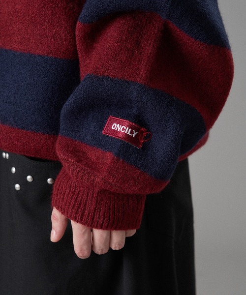 CLASSIC BORDER KNIT POLO / クラシックボーダーニットポロ（ニット