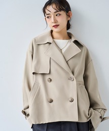 mil（ミル）の「ショート トレンチコート 【セレモニー/オケージョン】【585145】（トレンチコート）」