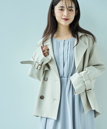 mil（ミル）の「ショート トレンチコート 【セレモニー/オケージョン】【585145】（トレンチコート）」