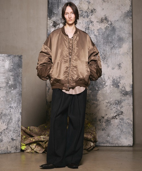 MAISON SPECIAL（メゾンスペシャル）の「《UNISEX》Heavy-Weight Sweat Prime-Wide Pin tuck Easy Pants/ヘビーウェイトスウェットプライムワイドピンタックイージーパンツ【MAISON SPECIAL/メゾンスペシャル】（スウェットパンツ・メンズ・ブラック/ライトブルー/ピンク/オフホワイト/グレー・0/1/2）」の16枚目の写真