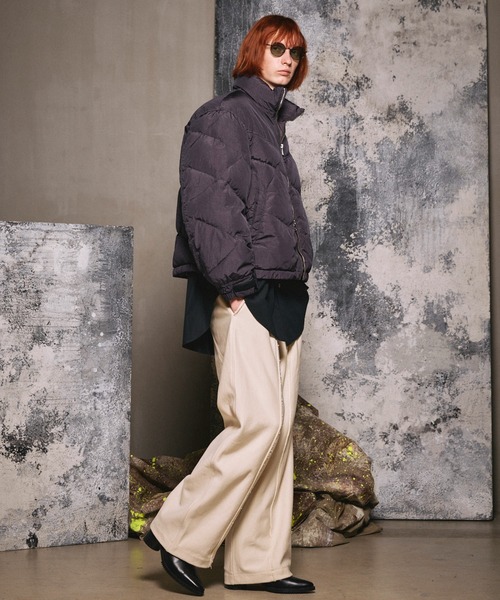 MAISON SPECIAL（メゾンスペシャル）の「《UNISEX》Heavy-Weight Sweat Prime-Wide Pin tuck Easy Pants/ヘビーウェイトスウェットプライムワイドピンタックイージーパンツ【MAISON SPECIAL/メゾンスペシャル】（スウェットパンツ・メンズ・ブラック/ライトブルー/ピンク/オフホワイト/グレー・0/1/2）」の19枚目の写真