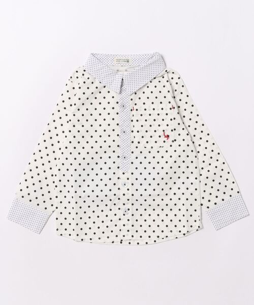 RAGMART（ラグマート）の「シャツ（シャツ/ブラウス・キッズ・ストライプ/チェック/ドット・100cm/110cm/120cm/130cm）」の2枚目の写真