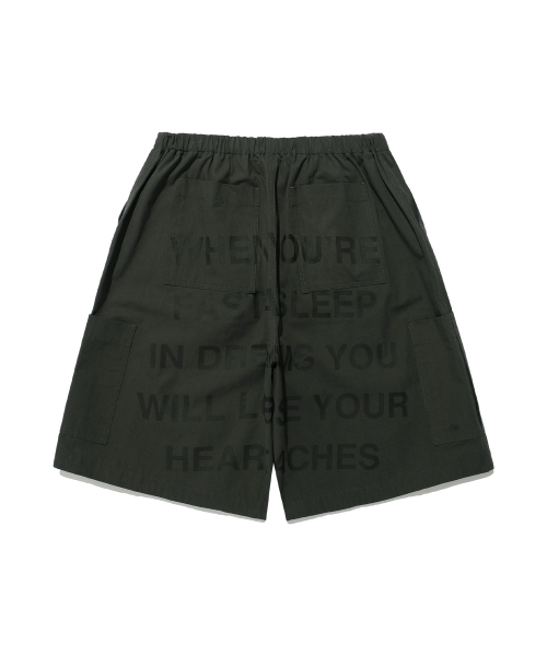 NICE GHOST CLUB(ナイスゴーストクラブ)の「FFATS PARACHUTE CARGO SHORTS_CHARCOAL(NG2EMUPA61A)(その他パンツ・レディース・その他・M/L)」の2枚目の写真