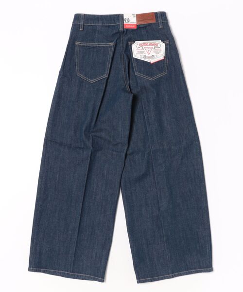STYLISE（スタイライズ）の「【GUESS】GUESS JEANS G12 Pleated Extra Wide Leg / ダークインディゴブルー [W5BA2UD002A]（デニムパンツ・レディース・ブルー・25/26）」の11枚目の写真
