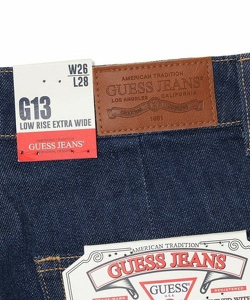 STYLISE（スタイライズ）の「【GUESS】GUESS JEANS G12 Pleated Extra Wide Leg / ダークインディゴブルー [W5BA2UD002A]（デニムパンツ・レディース・ブルー・25/26）」の9枚目の写真