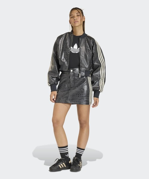 adidas（アディダス）の「プレザー ジャケット / アディダスオリジナルス adidas Originals（ブルゾン・レディース・ブラック/レッド・MEDIUM/SMALL/X-SMALL/XX-LARGE/LARGE/X-LARGE）」の13枚目の写真