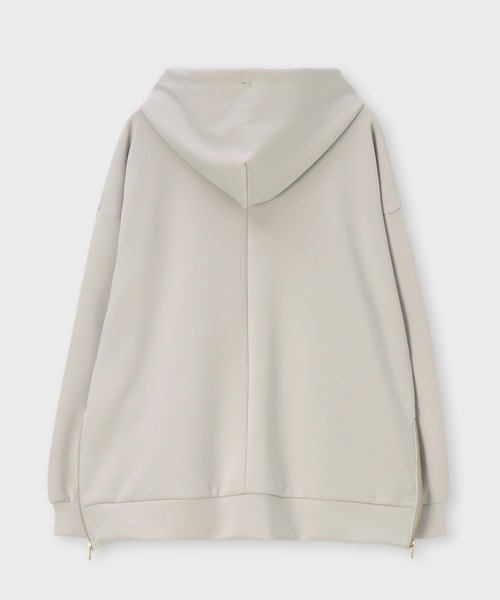 Psycho Bunny（サイコバニー）の「[WOMEN]ダブルエアー サイドジップパーカ（パーカー・レディース・ライトパープル/ライトベージュ/ライトピンク・FREE）」の4枚目の写真