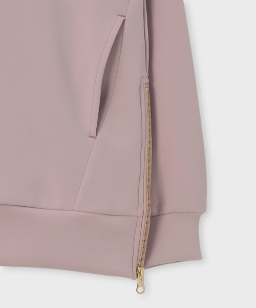 Psycho Bunny（サイコバニー）の「[WOMEN]ダブルエアー サイドジップパーカ（パーカー・レディース・ライトパープル/ライトベージュ/ライトピンク・FREE）」の9枚目の写真