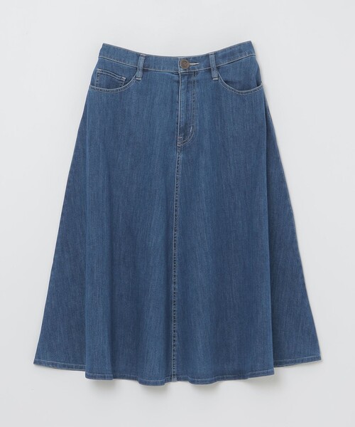 BLUE LABEL CRESTBRIDGE（ブルーレーベルクレストブリッジ）の「【BLUE LABEL DENIM】フレアスカート（スカート・レディース・ブルー系その他4/ネイビー・38/36）」の11枚目の写真