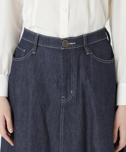 BLUE LABEL CRESTBRIDGE（ブルーレーベルクレストブリッジ）の「【BLUE LABEL DENIM】フレアスカート（スカート・レディース・ブルー系その他4/ネイビー・38/36）」の15枚目の写真