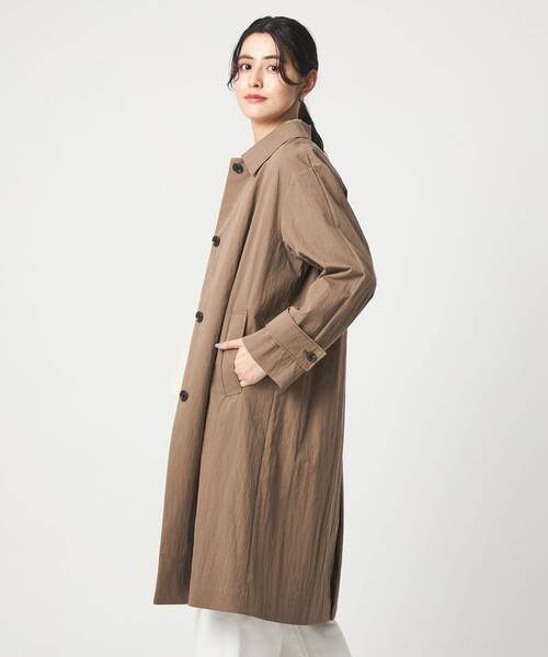 green label relaxing（グリーンレーベルリラクシング）の「ステンカラー コート（ステンカラーコート・レディース・ベージュ/ブラウン系・38/36）」の12枚目の写真