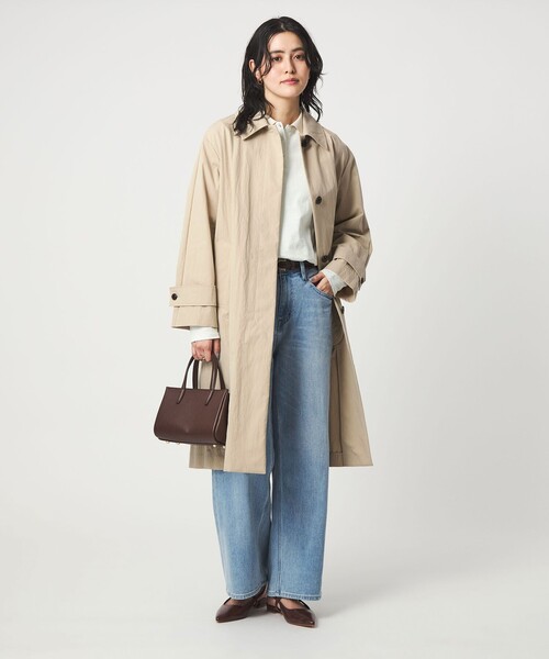 green label relaxing（グリーンレーベルリラクシング）の「ステンカラー コート（ステンカラーコート・レディース・ベージュ/ブラウン系・38/36）」の16枚目の写真