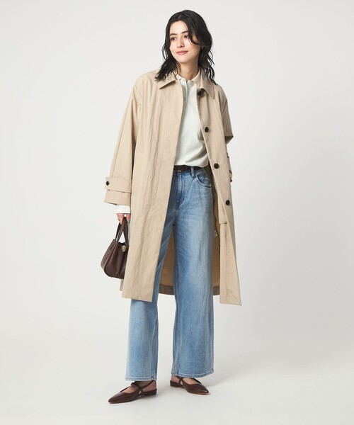 green label relaxing（グリーンレーベルリラクシング）の「ステンカラー コート（ステンカラーコート・レディース・ベージュ/ブラウン系・38/36）」の19枚目の写真