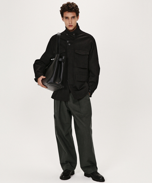 SHIRTER（シャーター）の「MONTANA LEATHER TOTE BAG (BLACK)（トートバッグ・メンズ・その他・ONE SIZE）」の17枚目の写真
