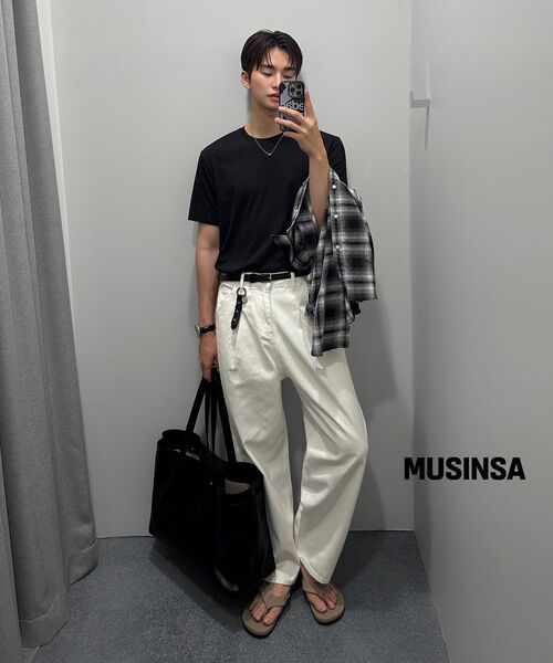 SHIRTER（シャーター）の「MONTANA LEATHER TOTE BAG (BLACK)（トートバッグ・メンズ・その他・ONE SIZE）」の10枚目の写真