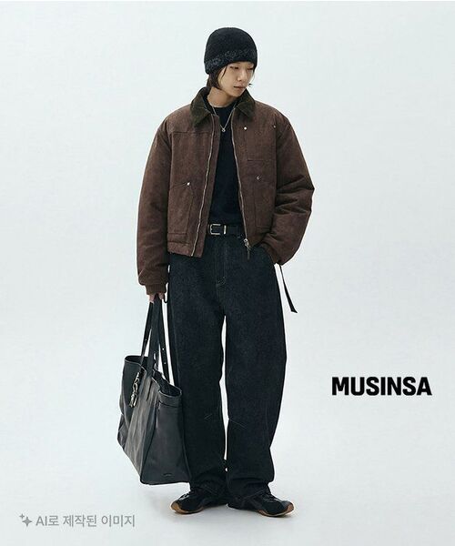 SHIRTER（シャーター）の「MONTANA LEATHER TOTE BAG (BLACK)（トートバッグ・メンズ・その他・ONE SIZE）」の5枚目の写真