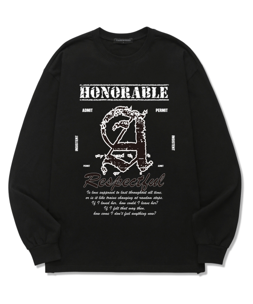 VANNWORKS（バンワークス）の「ABO ロングスリーブ (VLS0209) A_ブラック（Tシャツ/カットソー・レディース・その他・XL/XXL/S/M/L）」の3枚目の写真