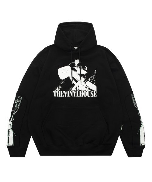 TRAFFIC ACCIDENT HOODIE BLACK (VH2DFUM405A)