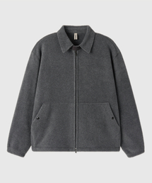 TIMELESS SPORTSWEAR（タイムレススポーツウェア）の「Fleece Zip-up Swing Top Melange Chacoal（その他アウター）」