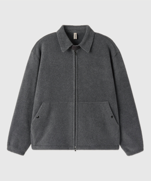 TIMELESS SPORTSWEAR(タイムレススポーツウェア)の「Fleece Zip-up Swing Top Melange Chacoal(その他アウター・メンズ・その他・1/2/3)」の1枚目の写真