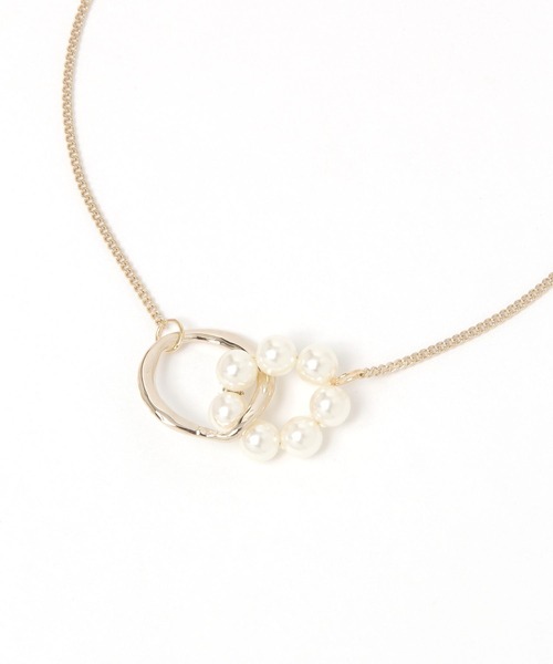 studio CLIP(スタディオクリップ)の「リングパールネックレス(ネックレス・レディース・その他1/その他2・FREE)」の2枚目の写真