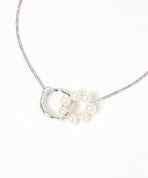 studio CLIP(スタディオクリップ)の「リングパールネックレス(ネックレス・レディース・その他1/その他2・FREE)」の1枚目の写真