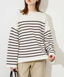 TRICOTS JEAN MARC（トリコットジーンマルク）の「TRICOTS JEAN MARC/トリコットジーンマルク SLOBE別注 ニットプルオーバー（ニット/セーター）」