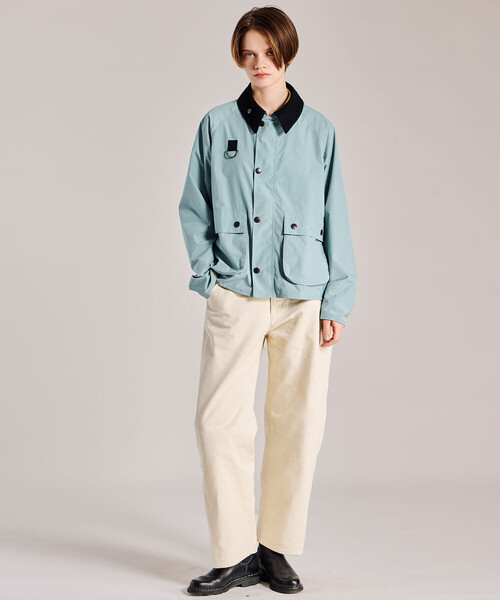 Barbour（バブアー）の「Barbour |〈別注〉BLYTH ショートジャケット WOMEN（カバーオール・レディース・ブルー/オリーブ/ブラック・S）」の20枚目の写真