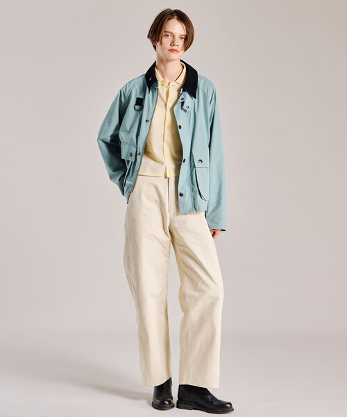 Barbour（バブアー）の「Barbour |〈別注〉BLYTH ショートジャケット WOMEN（カバーオール・レディース・ブルー/オリーブ/ブラック・S）」の22枚目の写真