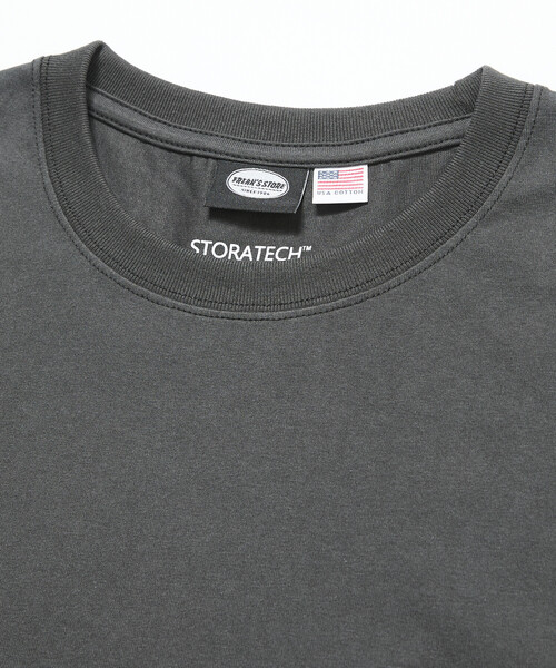 FREAK'S STORE(フリークスストア)の「限定展開 STORATECH ストラテック ビッグシルエット ポケットTシャツ 抗菌 防臭 制菌 UVカット 接触冷感 吸水速乾(Tシャツ/カットソー・メンズ・チャコールグレー/ホワイト/グレイッシュベージュ/グレー系その他/ホワイト系その他/ブラック/ブラック系その他・X-LARGE/LARGE/MEDIUM/SMALL)」の14枚目の写真