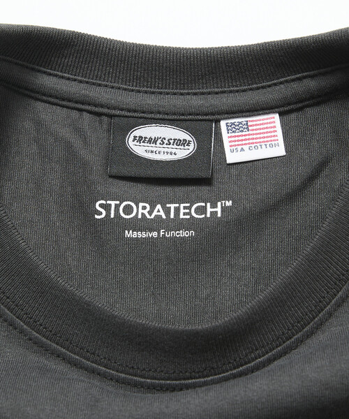FREAK'S STORE(フリークスストア)の「限定展開 STORATECH ストラテック ビッグシルエット ポケットTシャツ 抗菌 防臭 制菌 UVカット 接触冷感 吸水速乾(Tシャツ/カットソー・メンズ・チャコールグレー/ホワイト/グレイッシュベージュ/グレー系その他/ホワイト系その他/ブラック/ブラック系その他・X-LARGE/LARGE/MEDIUM/SMALL)」の15枚目の写真