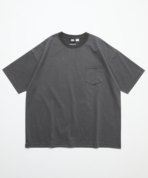 FREAK'S STORE(フリークスストア)の「限定展開 STORATECH ストラテック ビッグシルエット ポケットTシャツ 抗菌 防臭 制菌 UVカット 接触冷感 吸水速乾(Tシャツ/カットソー・メンズ・チャコールグレー/ホワイト/グレイッシュベージュ/グレー系その他/ホワイト系その他/ブラック/ブラック系その他・X-LARGE/LARGE/MEDIUM/SMALL)」の22枚目の写真